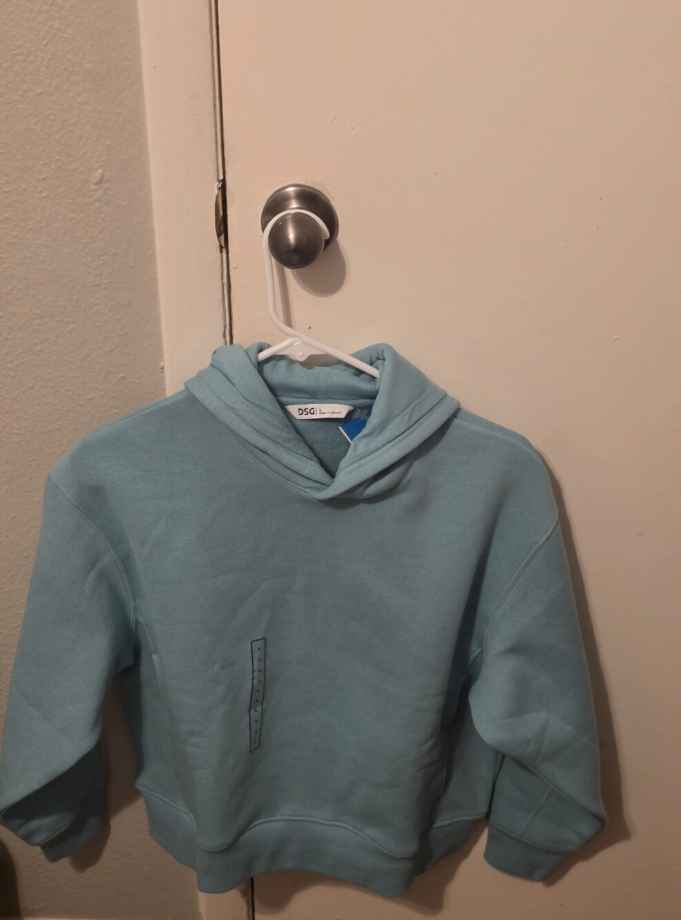 DSG Girls Light Blue Crewneck Hoodie Sweater